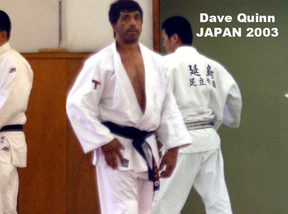 David Quinn training in Japan 2003