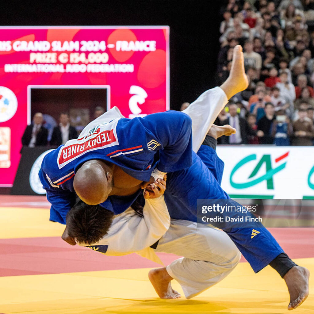 Teddy Riner in action