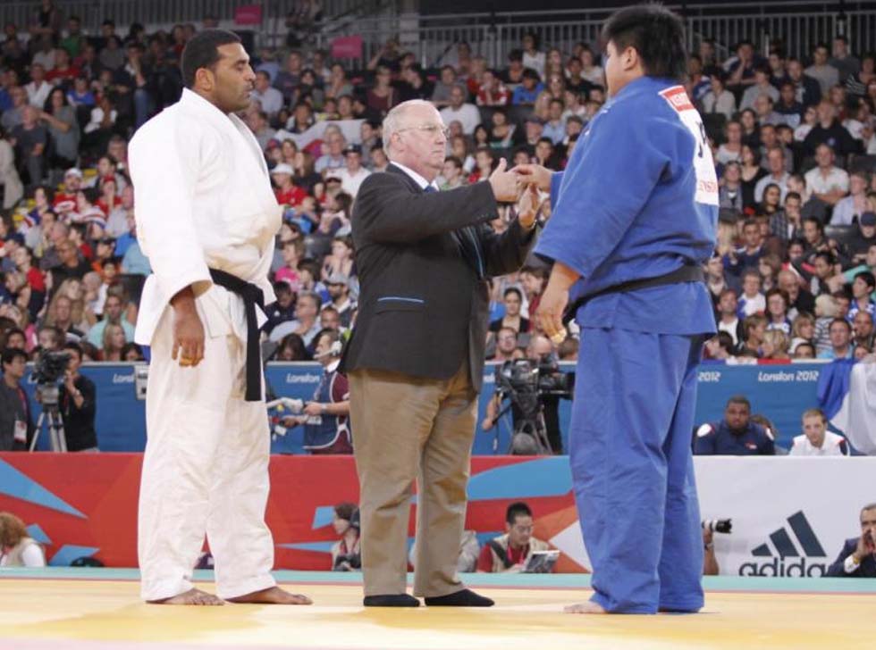 Dave Stanley at Judo Competition Olympics