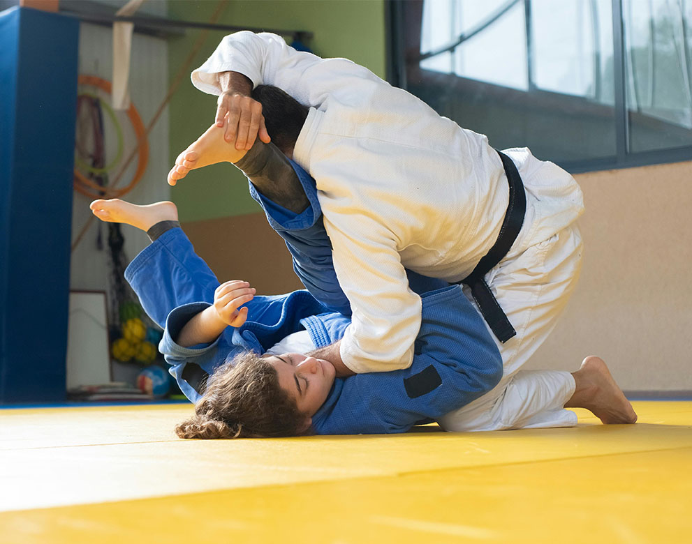 Judo grapple floor